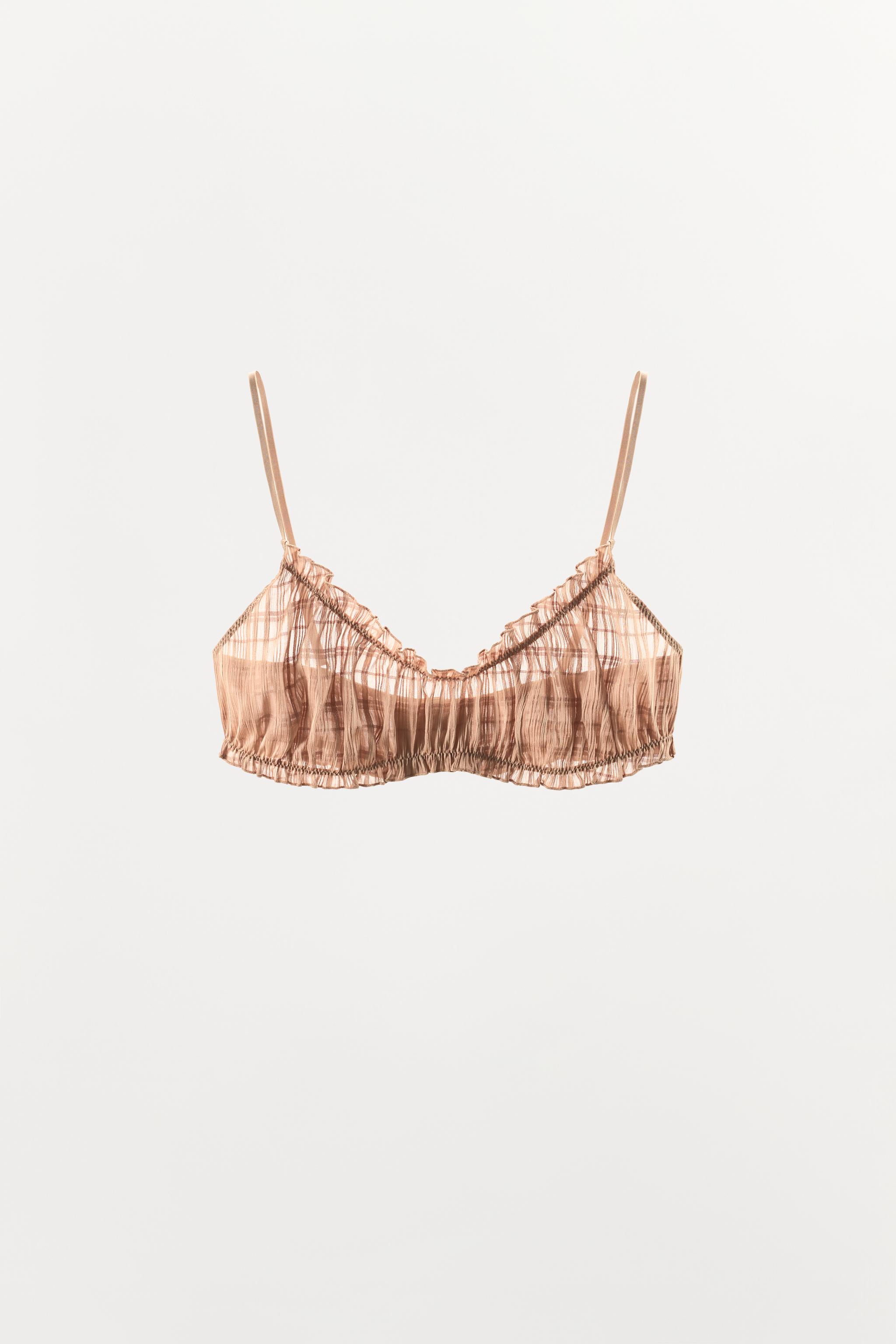 ELASTIC RUCHED BRALETTE